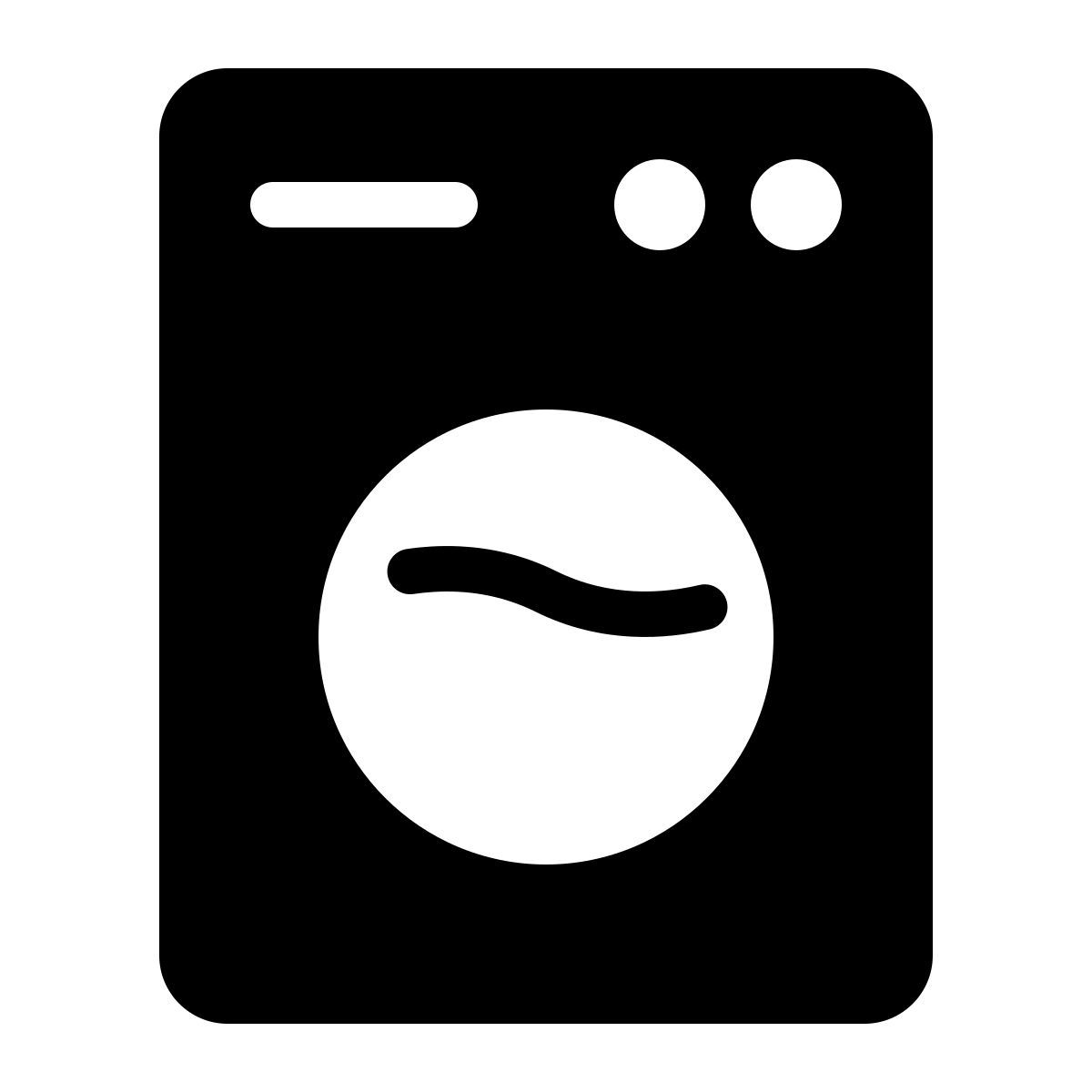 parakeet filled style lavatrice icon