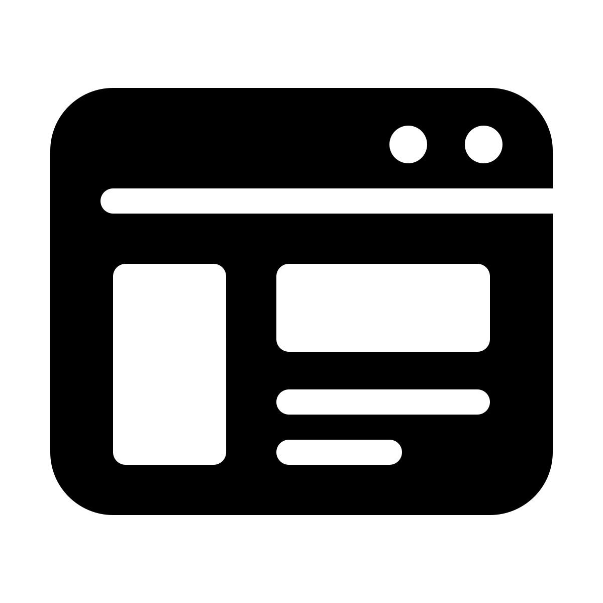 parakeet filled style web icon