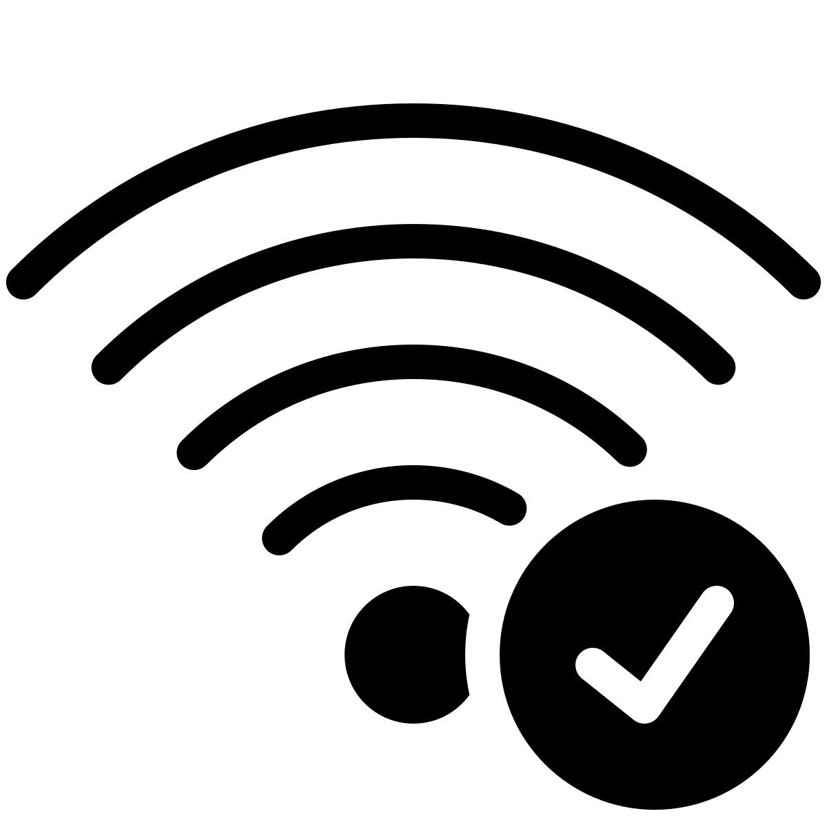 parakeet filled style wi fi 연결됨 icon