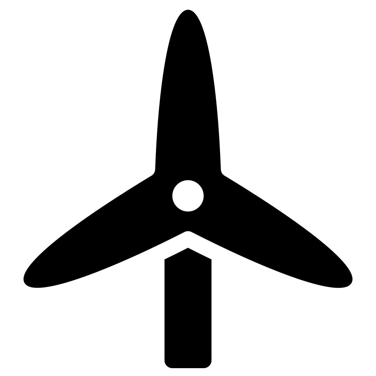 parakeet filled style windrad icon