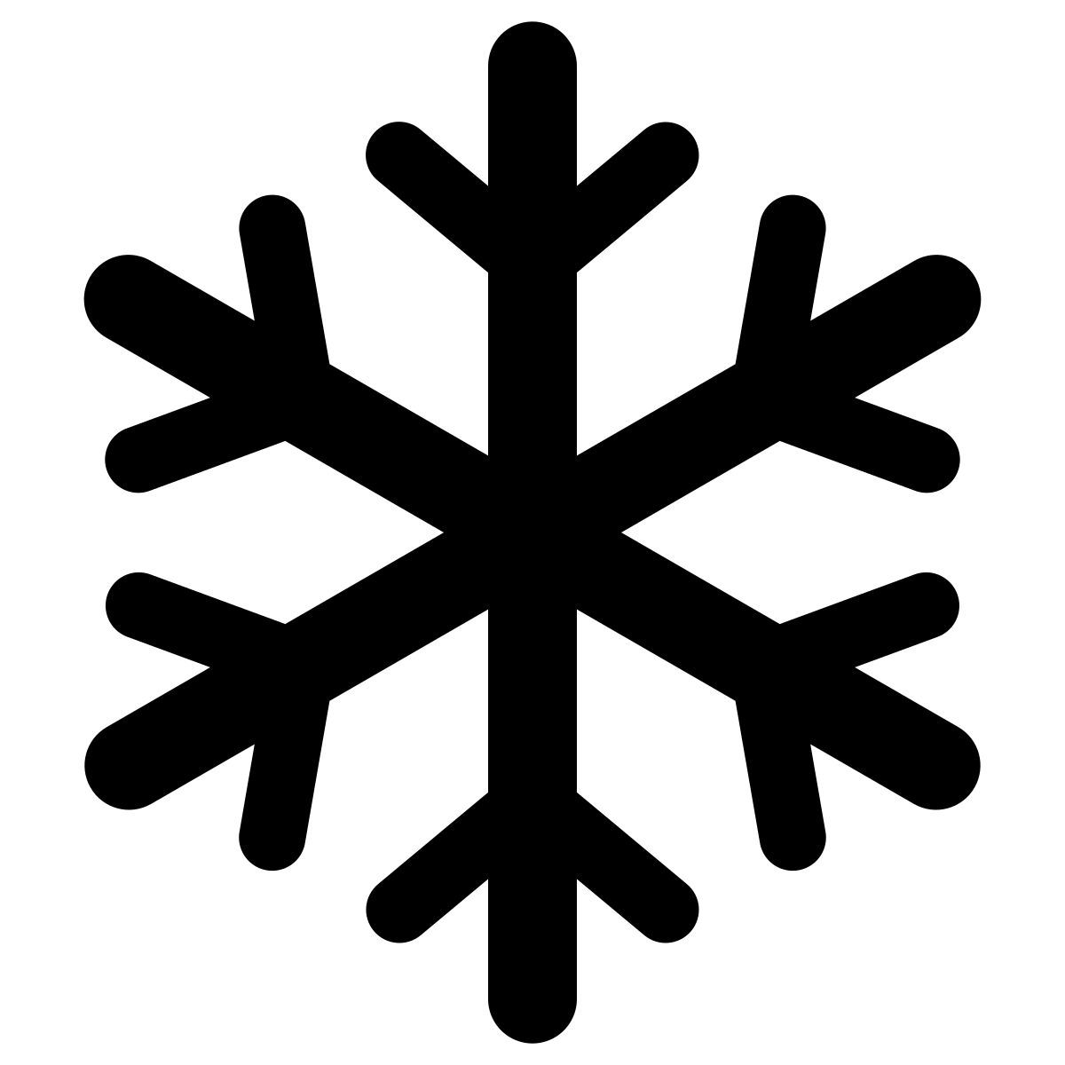 parakeet filled style winter icon