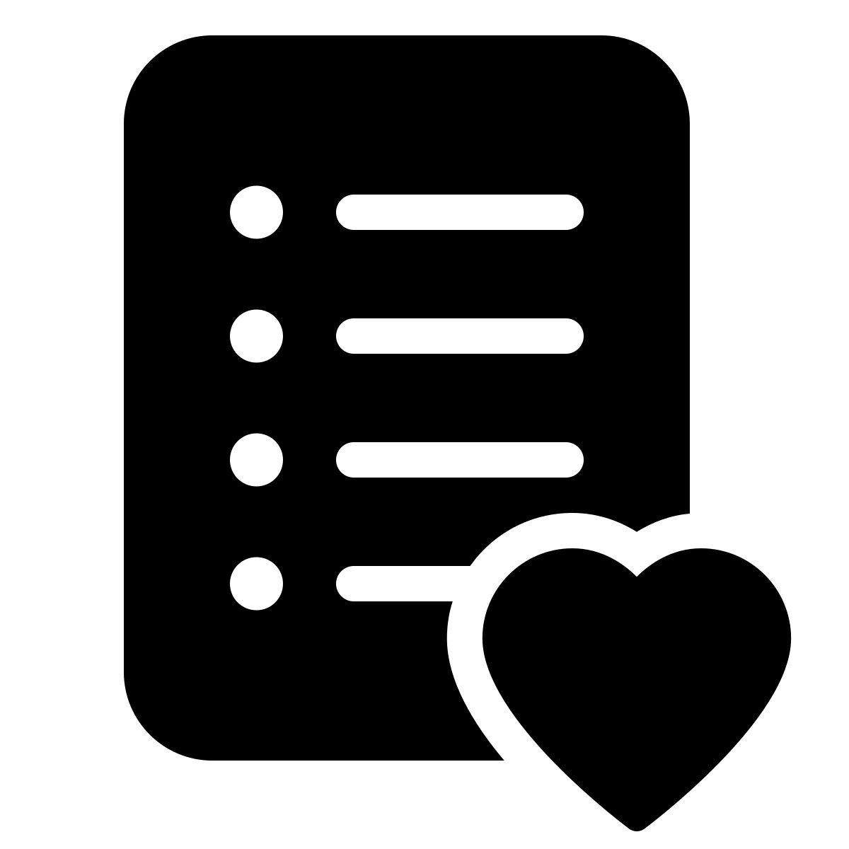 parakeet filled style wish list icon