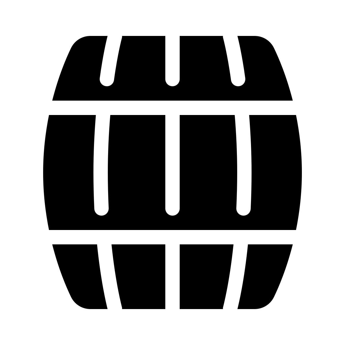 parakeet filled style barrel icon