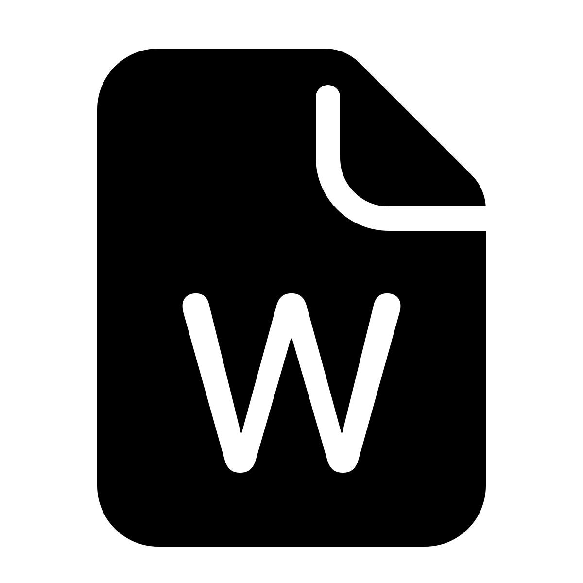 parakeet filled style word icon
