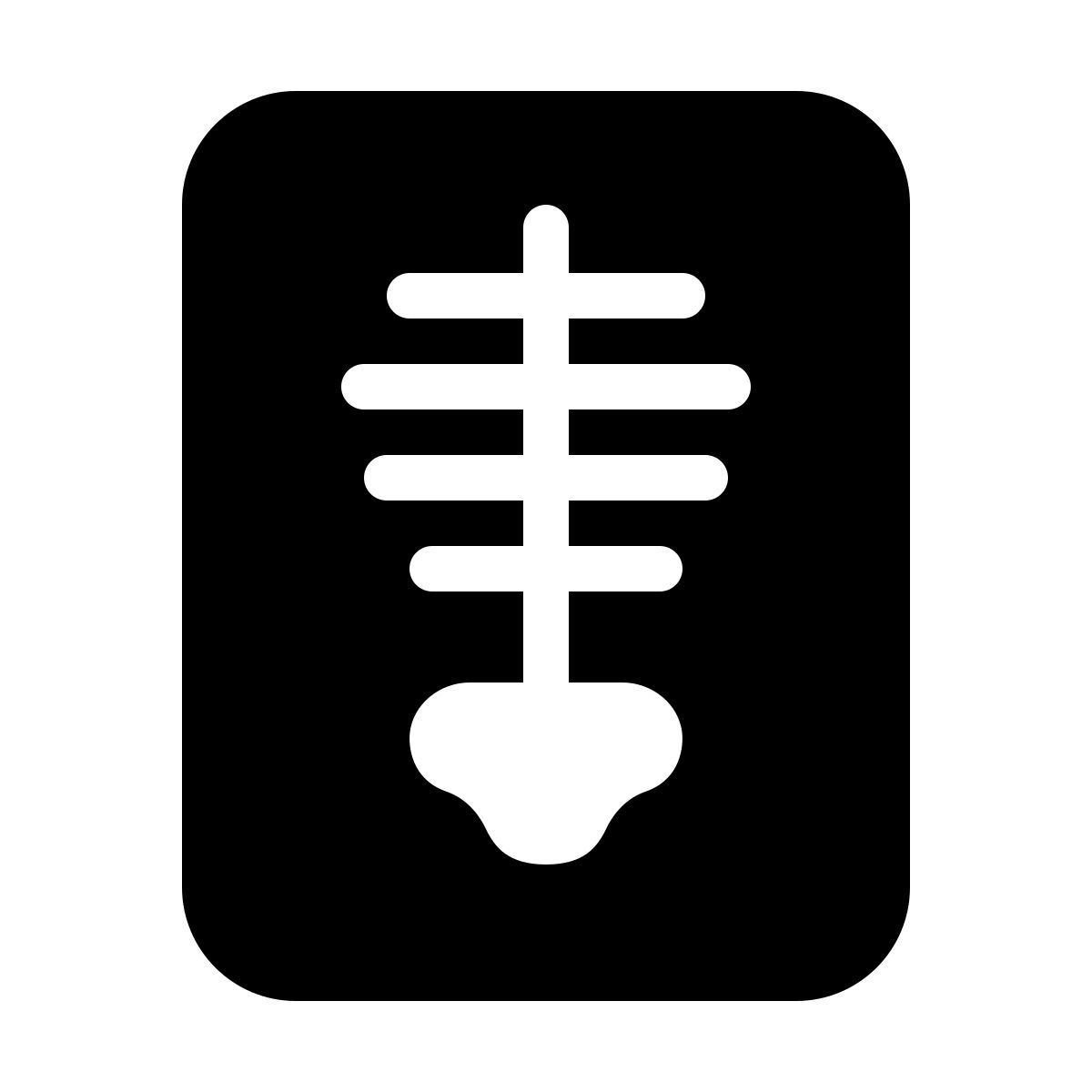 parakeet filled style x ray icon