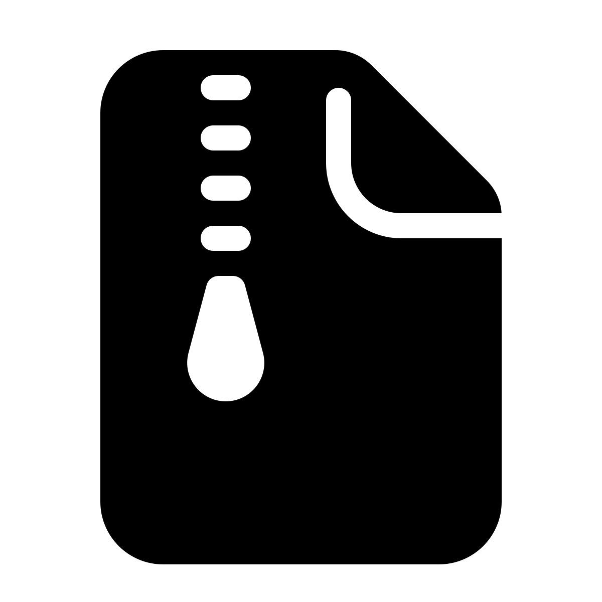 parakeet filled style zip icon