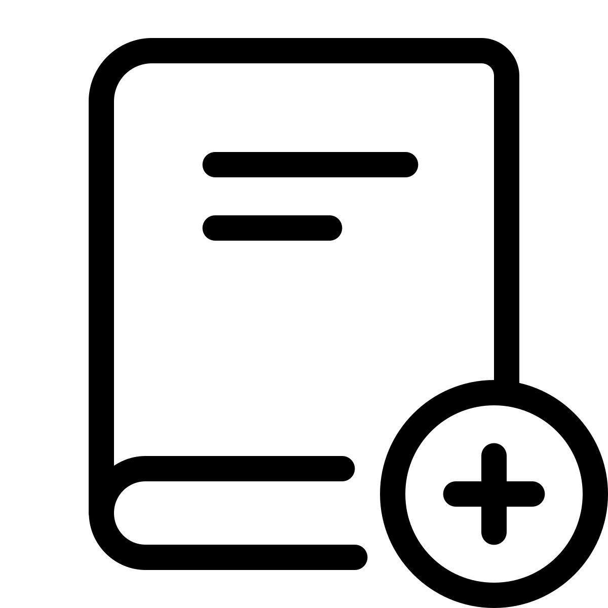 parakeet line style añadir libro icon