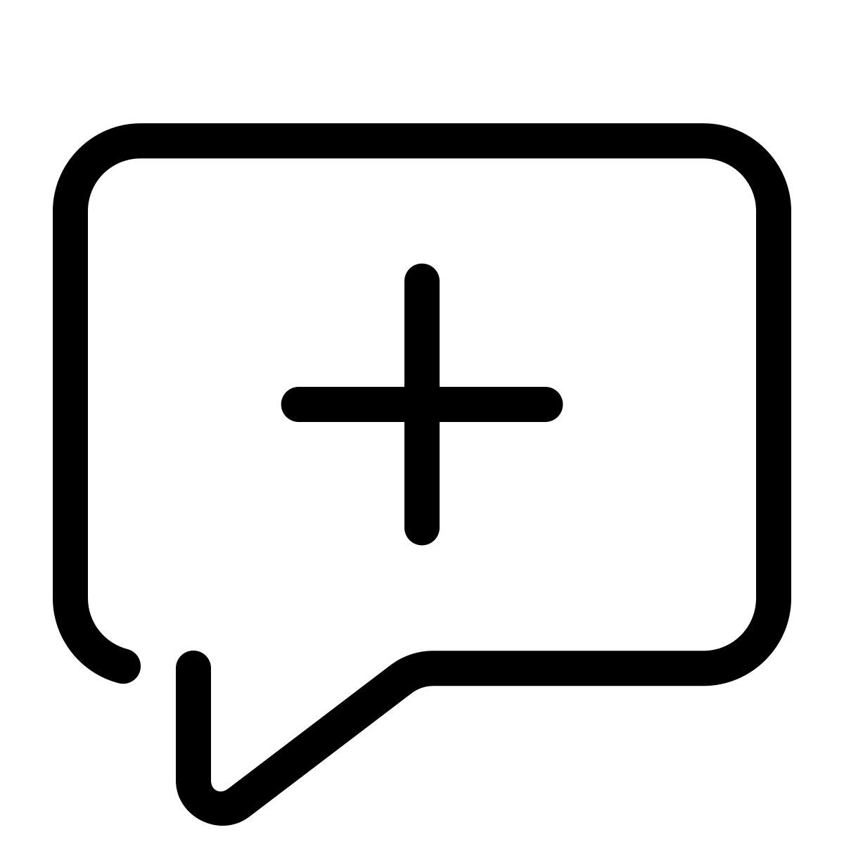 parakeet line style añadir al chat icon