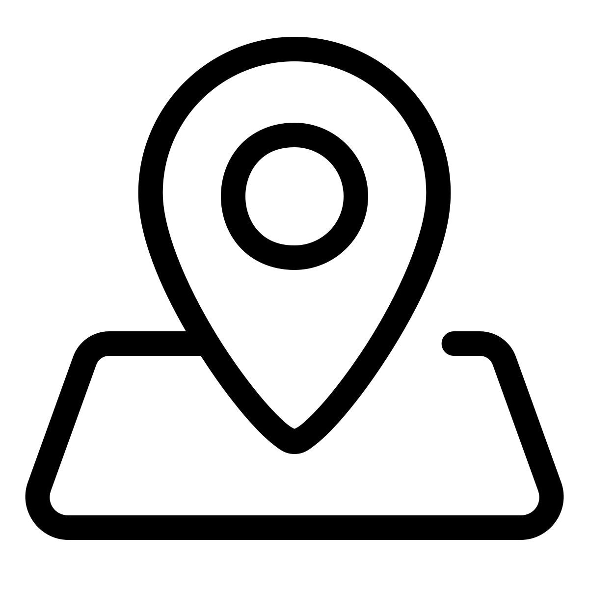 parakeet line style indirizzo icon