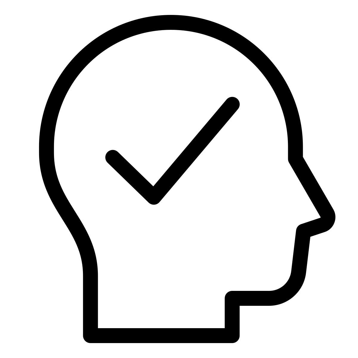 parakeet line style approvare icon