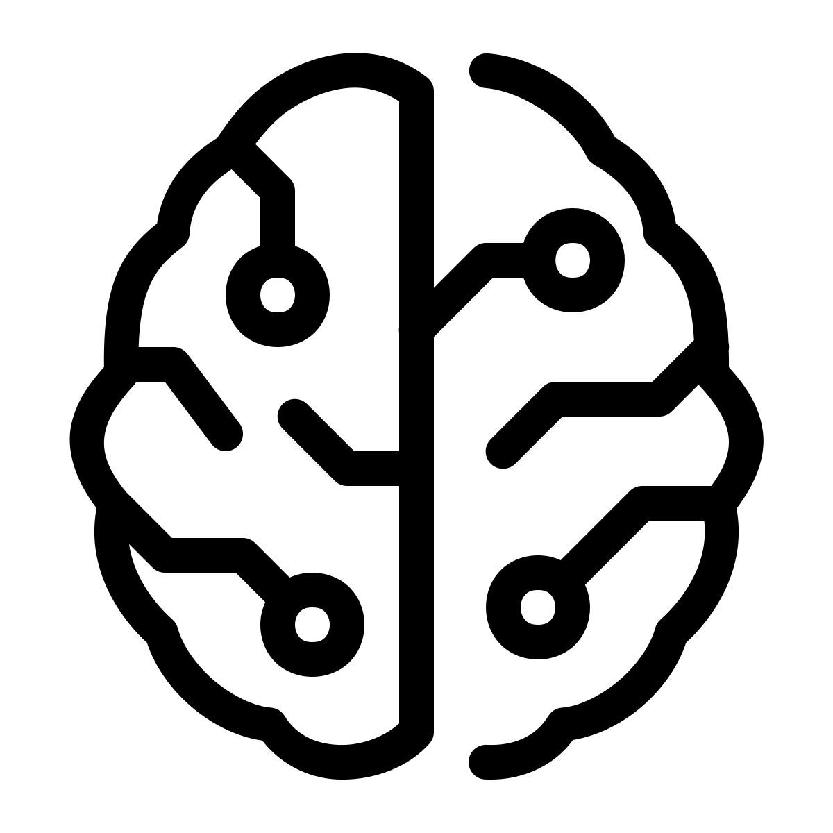 parakeet line style machine learning icon