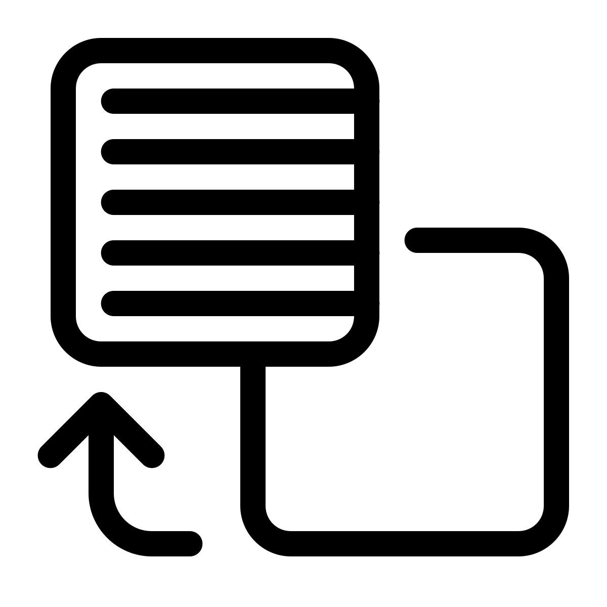 parakeet line style 逆向排序 icon