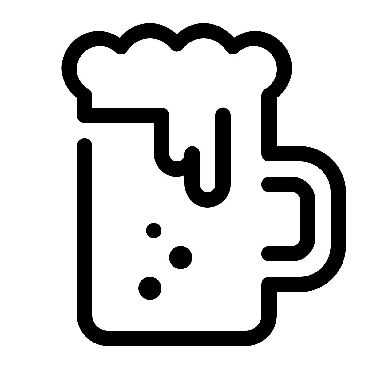 parakeet line style 맥주 icon