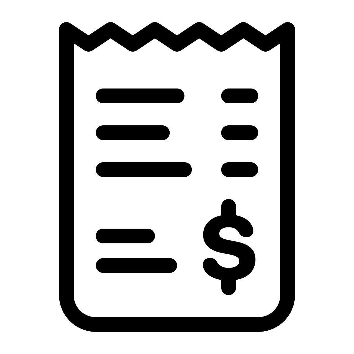 parakeet line style facture icon