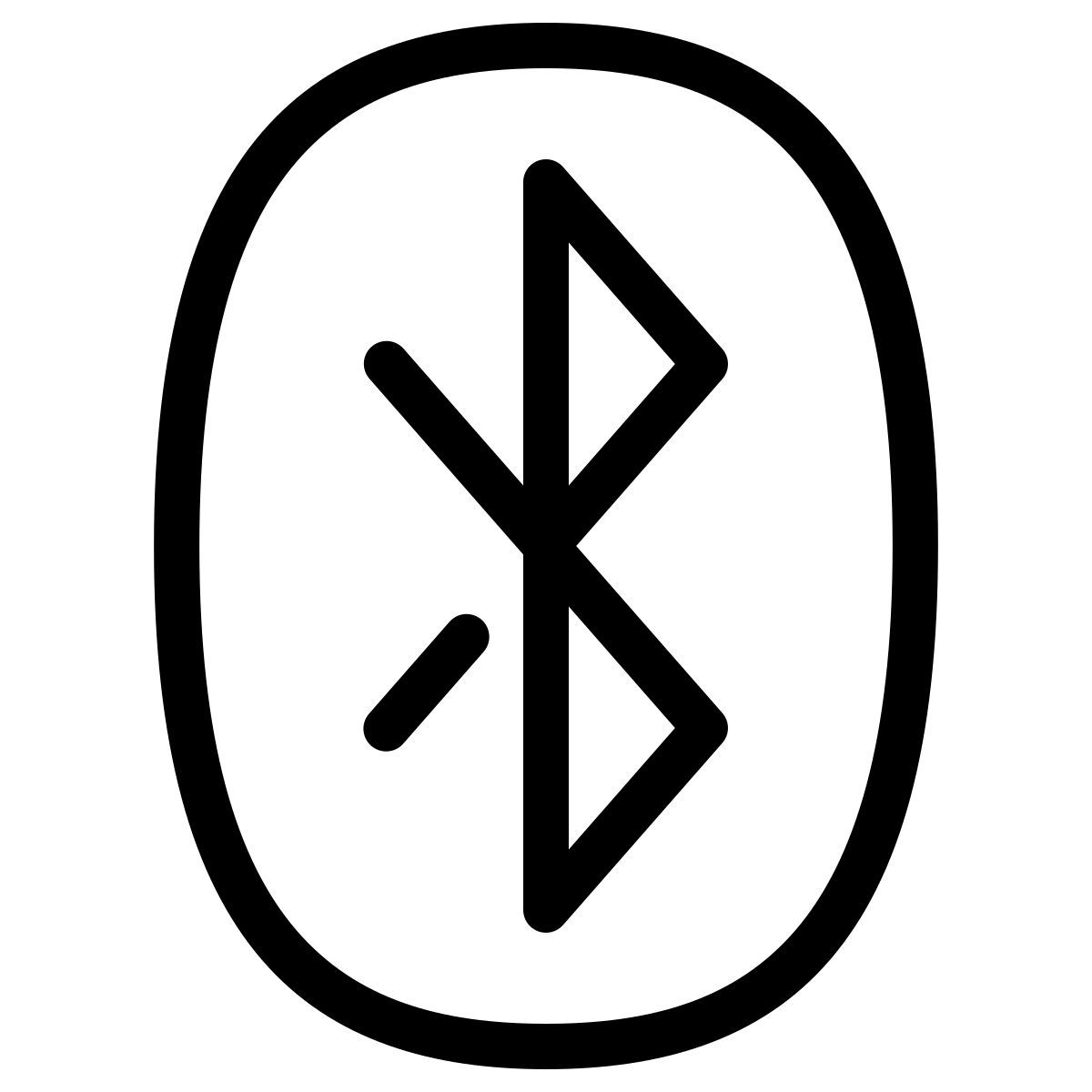 parakeet line style bluetooth 2 icon
