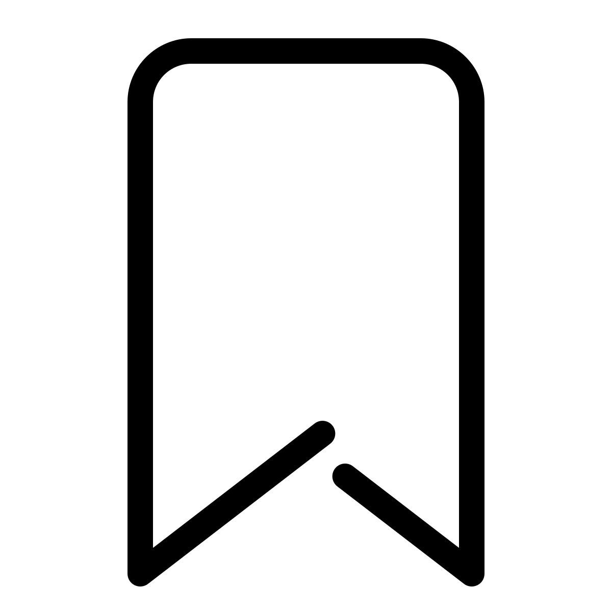 parakeet line style bookmark icon