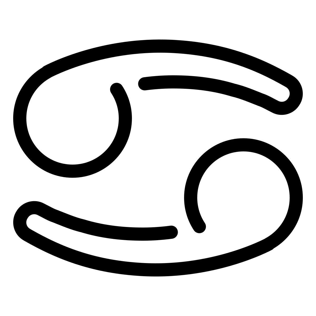 parakeet line style cancer icon