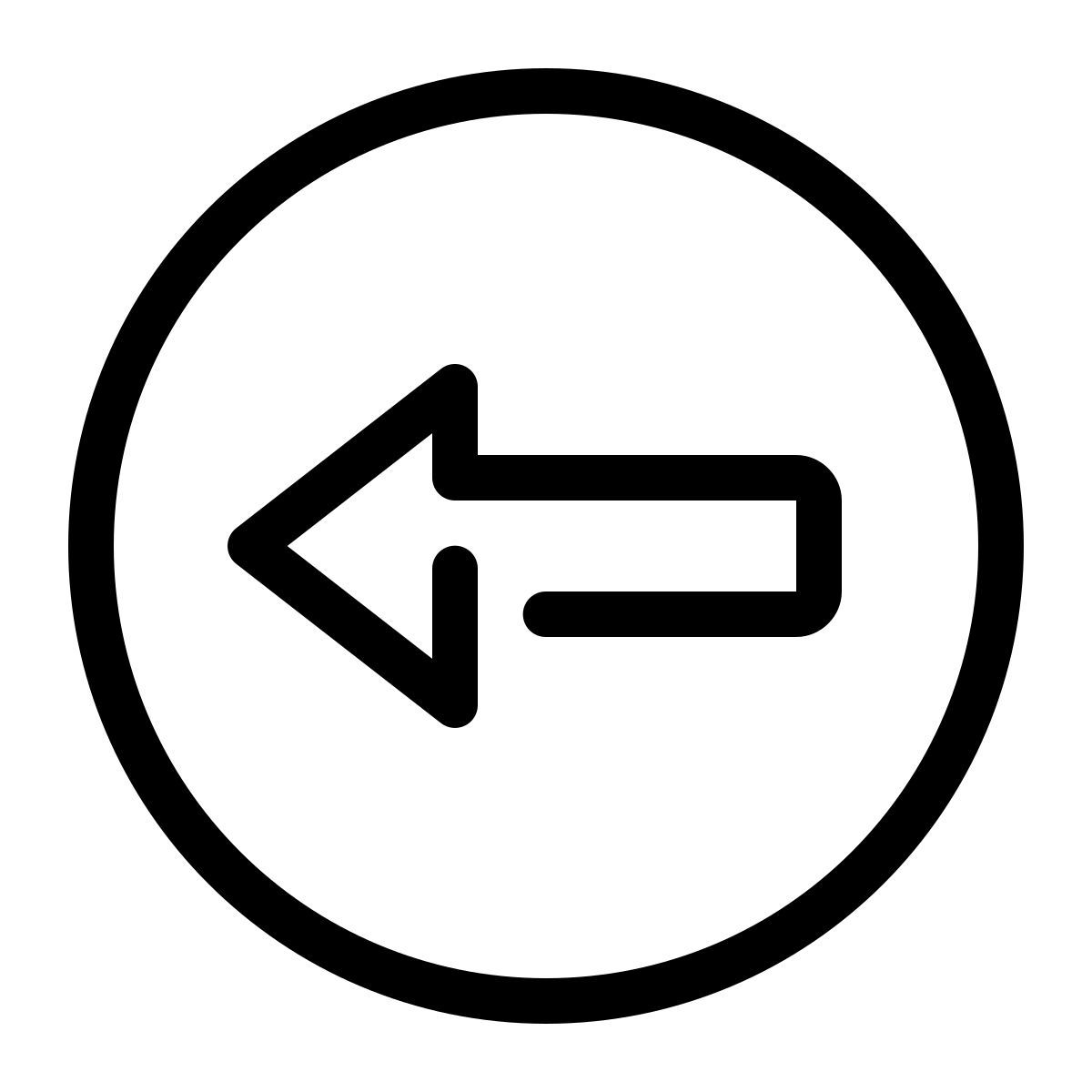 parakeet line style eingekreist links 2 icon