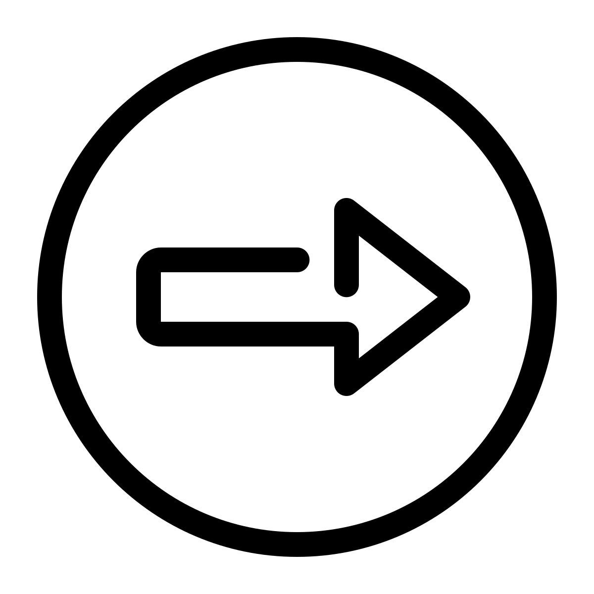 parakeet line style eingekreist rechts 2 icon