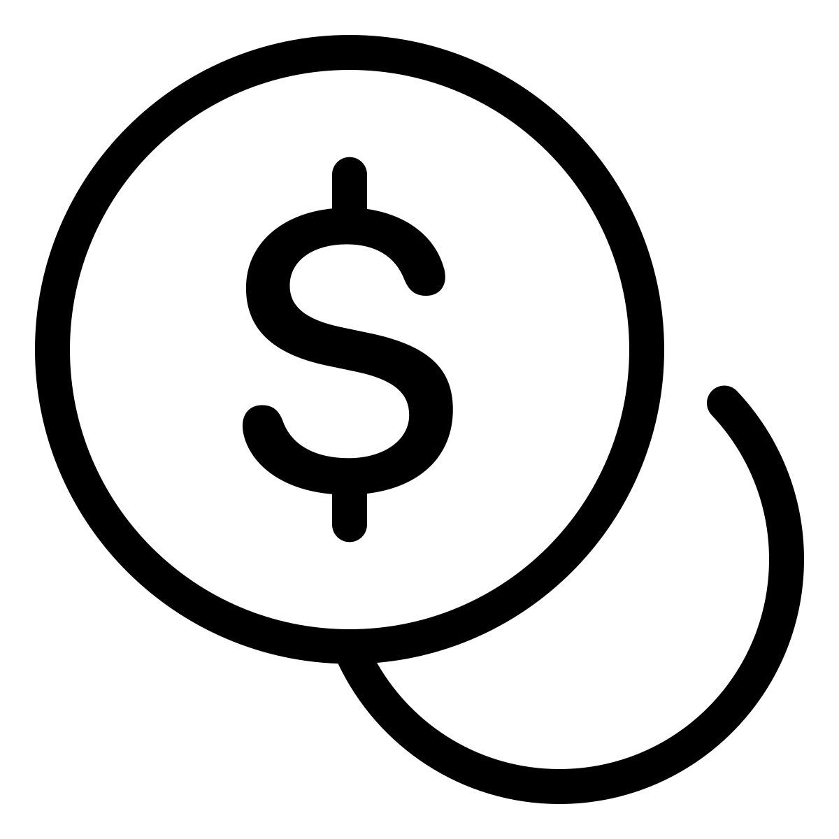 parakeet line style pièces de monnaie icon