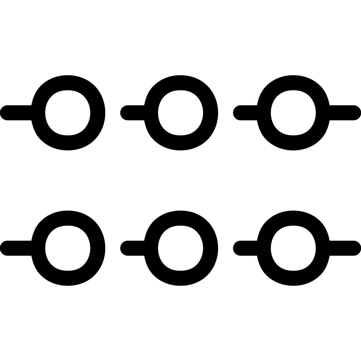 parakeet line style 연결된 데이터 없음 icon
