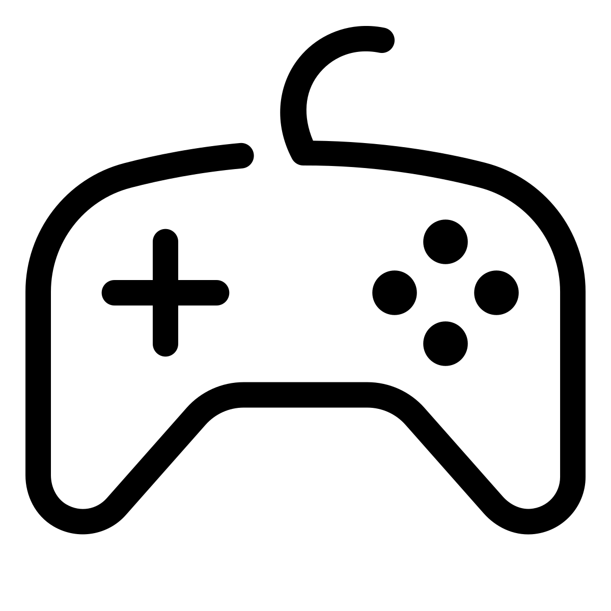 parakeet line style controller icon