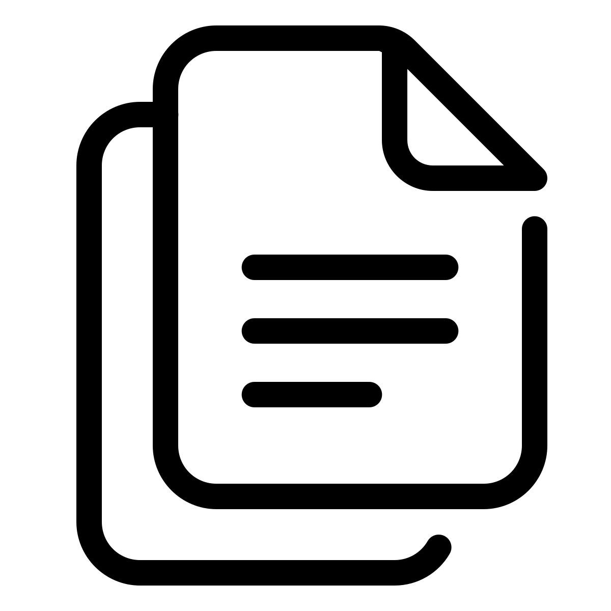 parakeet line style documents icon