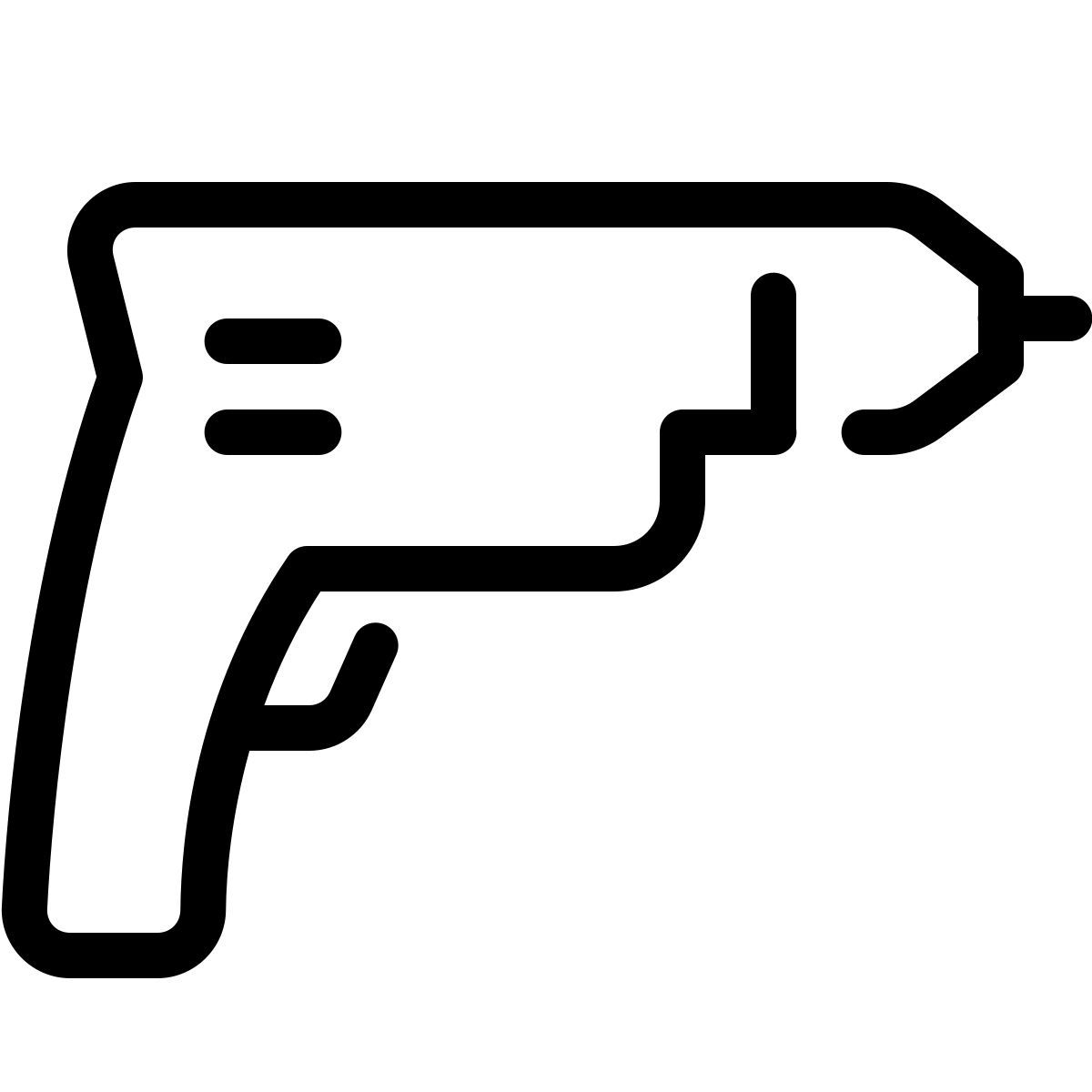 parakeet line style trapano icon