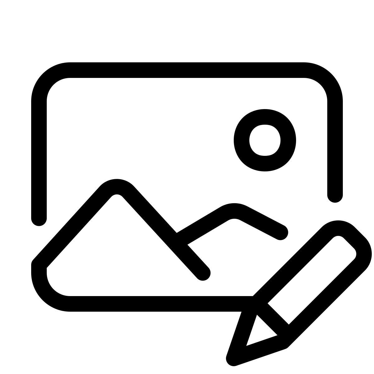 parakeet line style bild bearbeiten icon