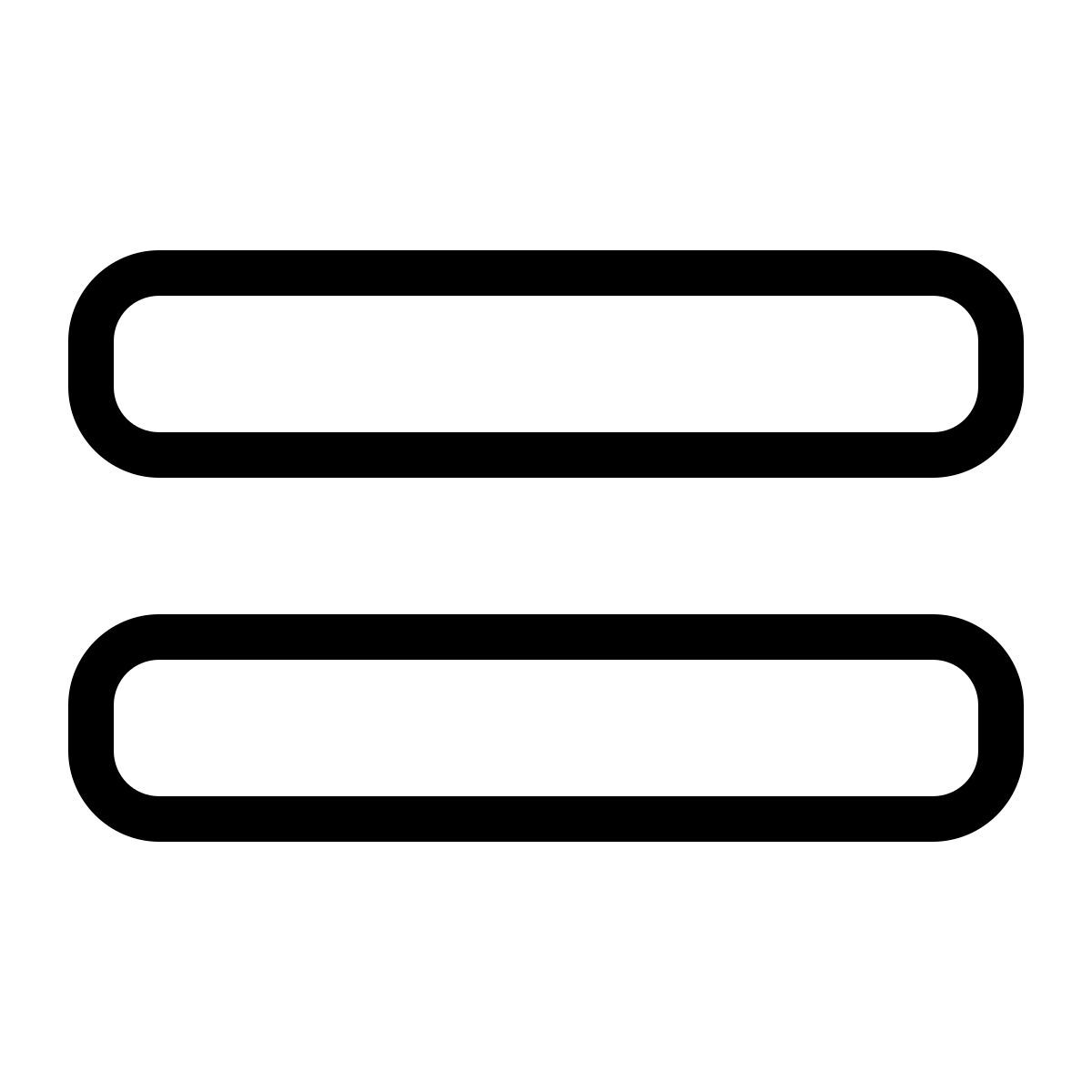 parakeet line style signo igual icon