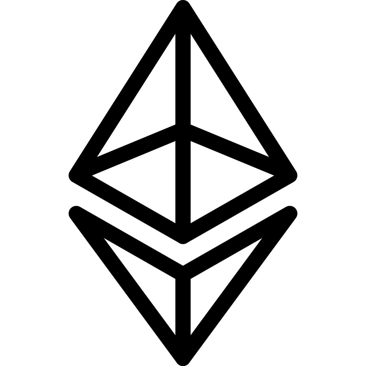 parakeet line style ethereum icon