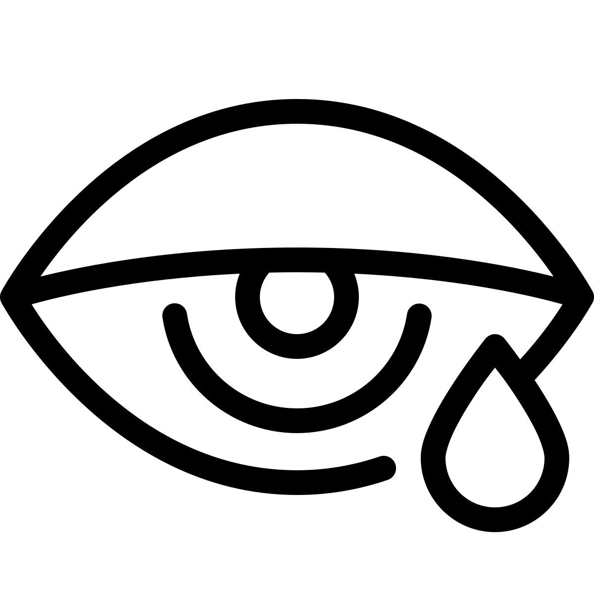 parakeet line style 눈 질환 icon