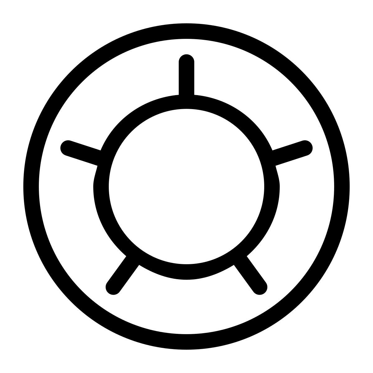 parakeet line style 游泳圈 icon