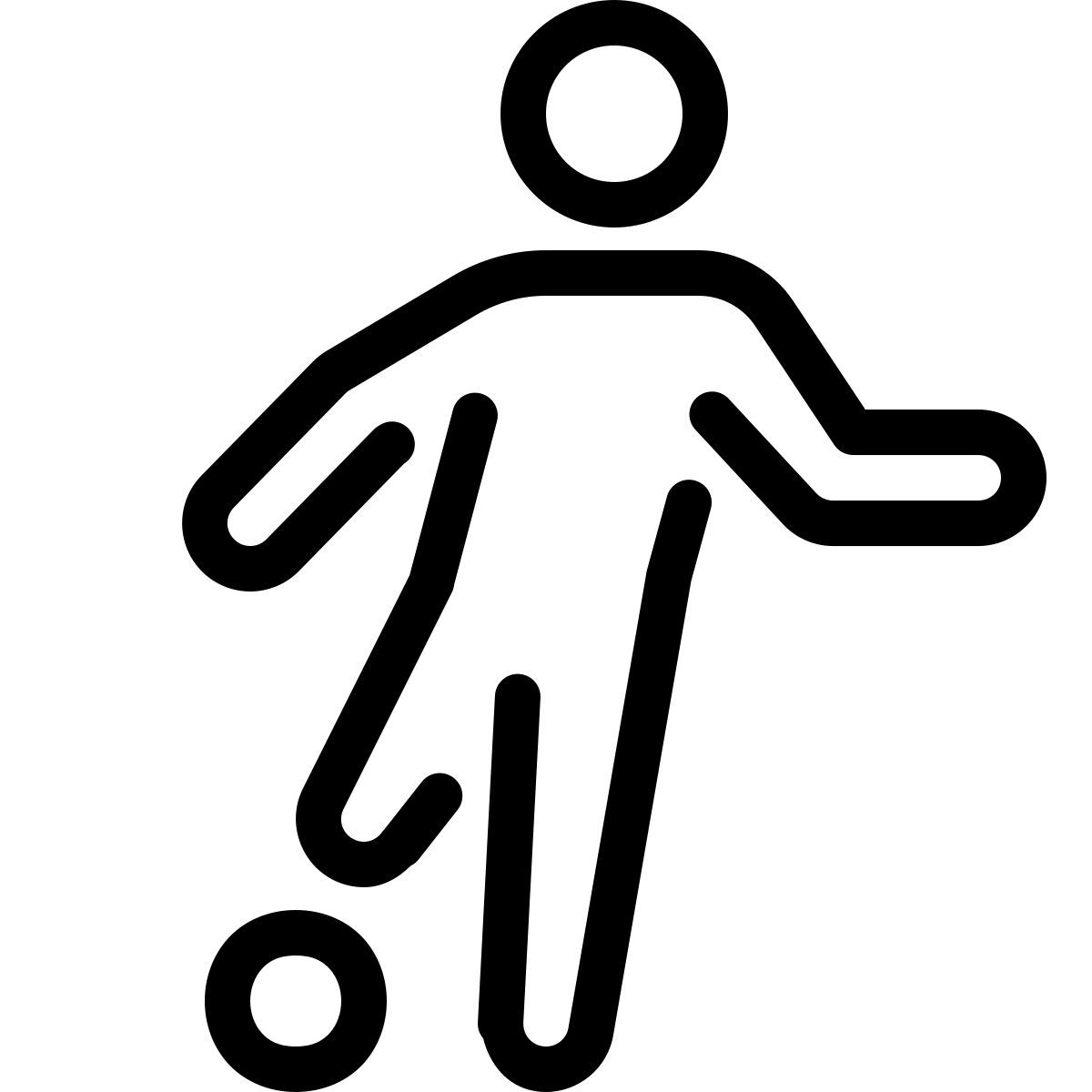 parakeet line style 足球 icon