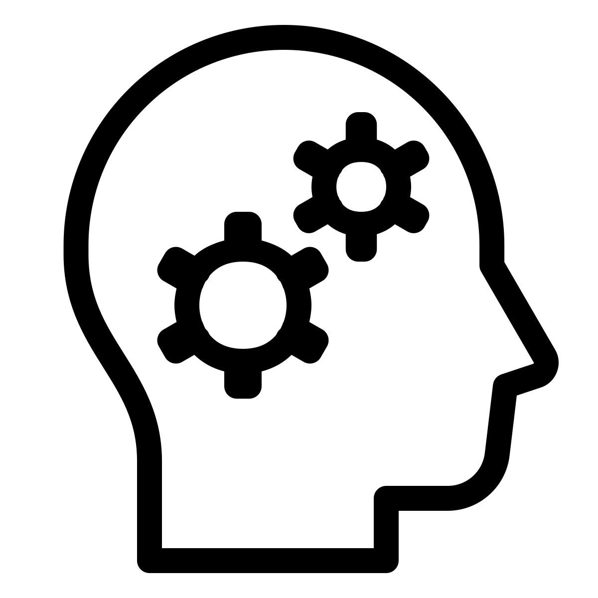 parakeet line style pensiero icon