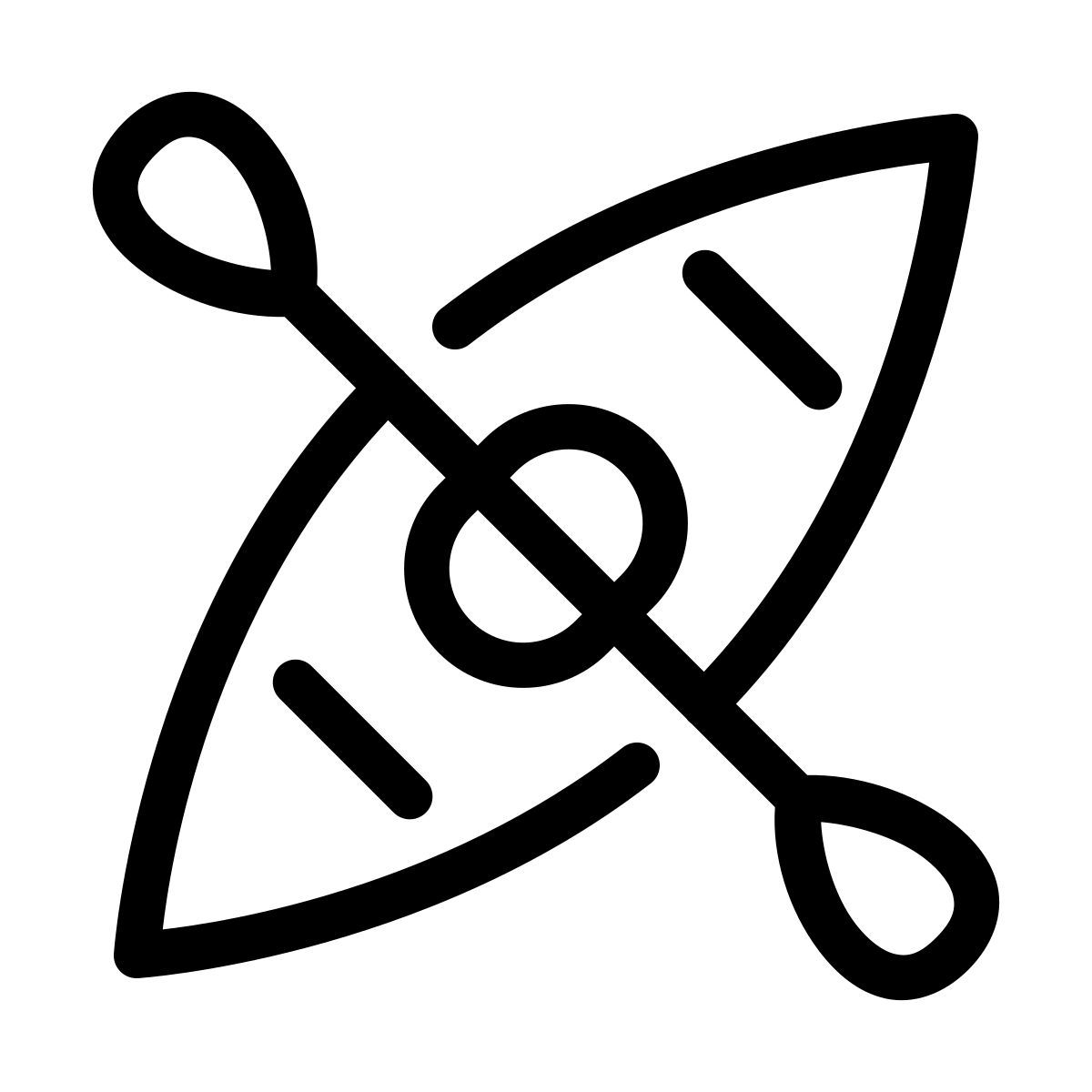 parakeet line style 皮划艇 icon