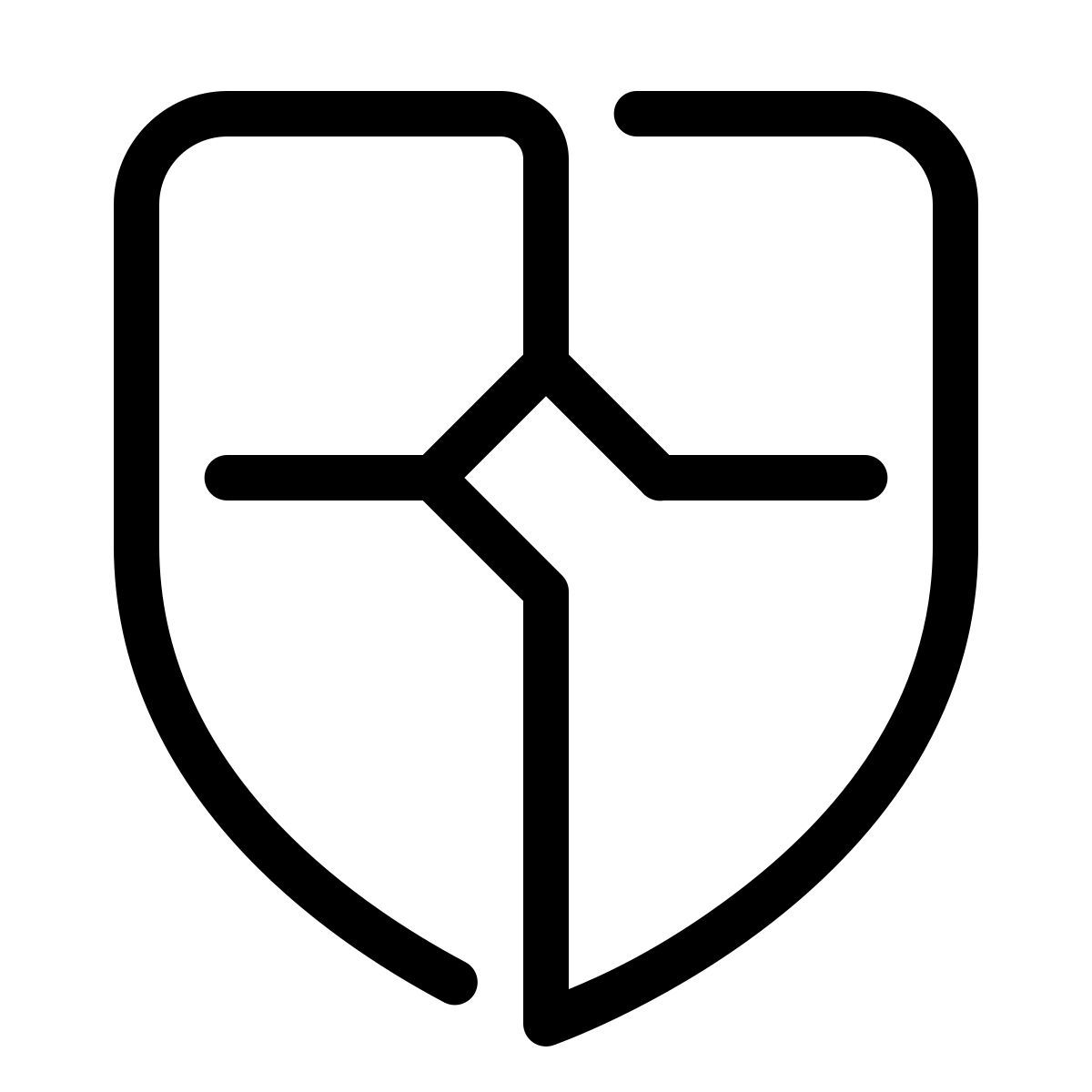 parakeet line style knight shield icon