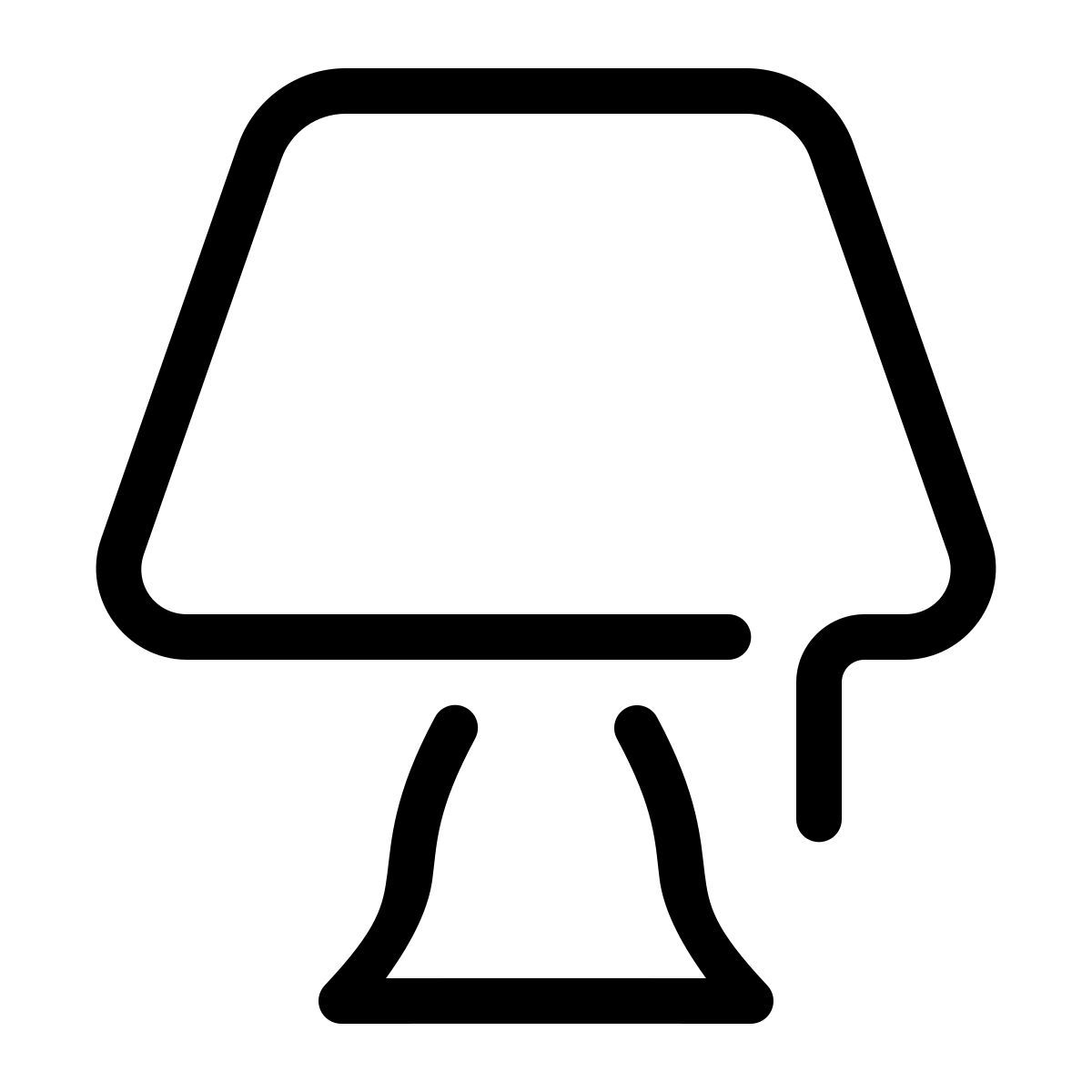 parakeet line style lampada icon