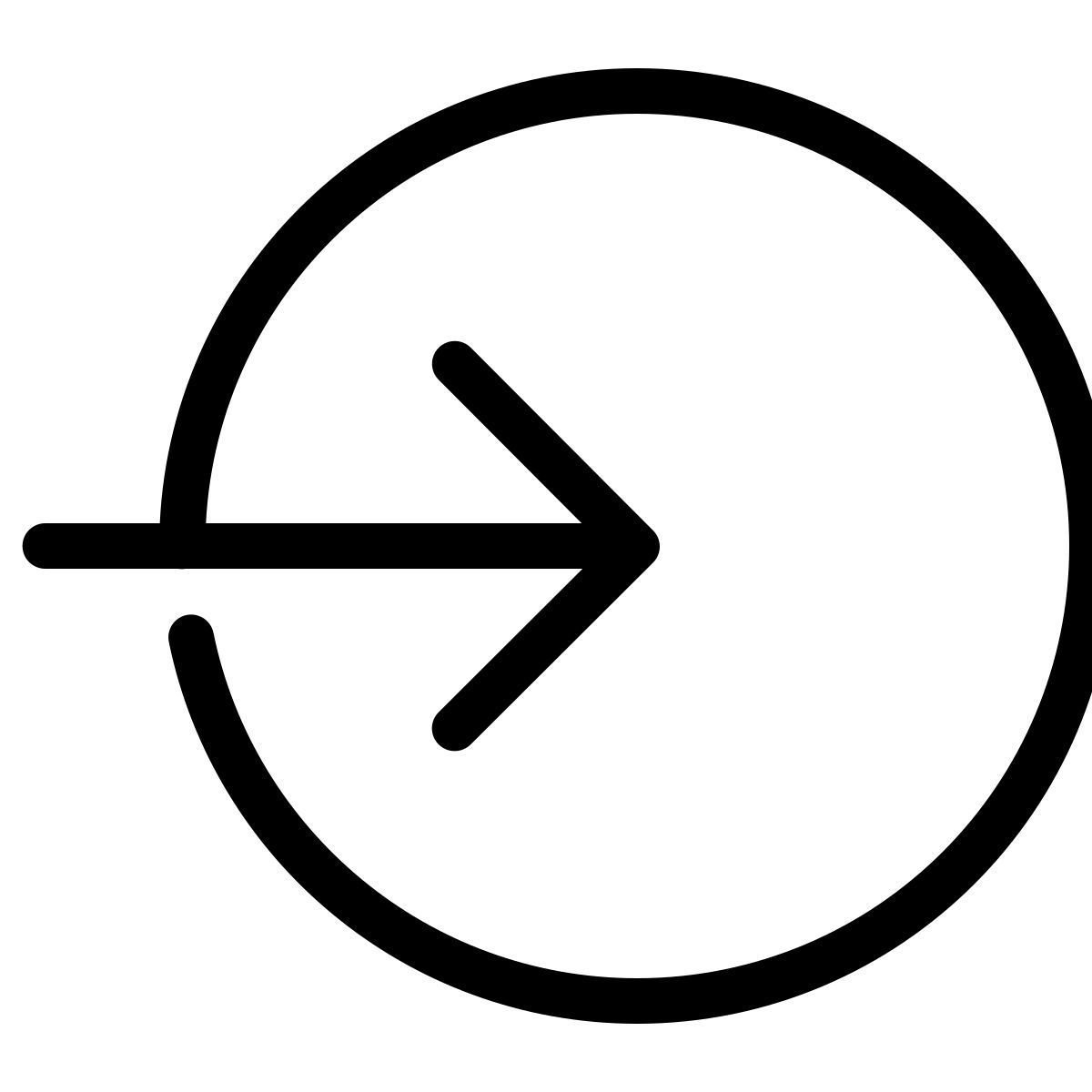 parakeet line style 登录右圆角 icon