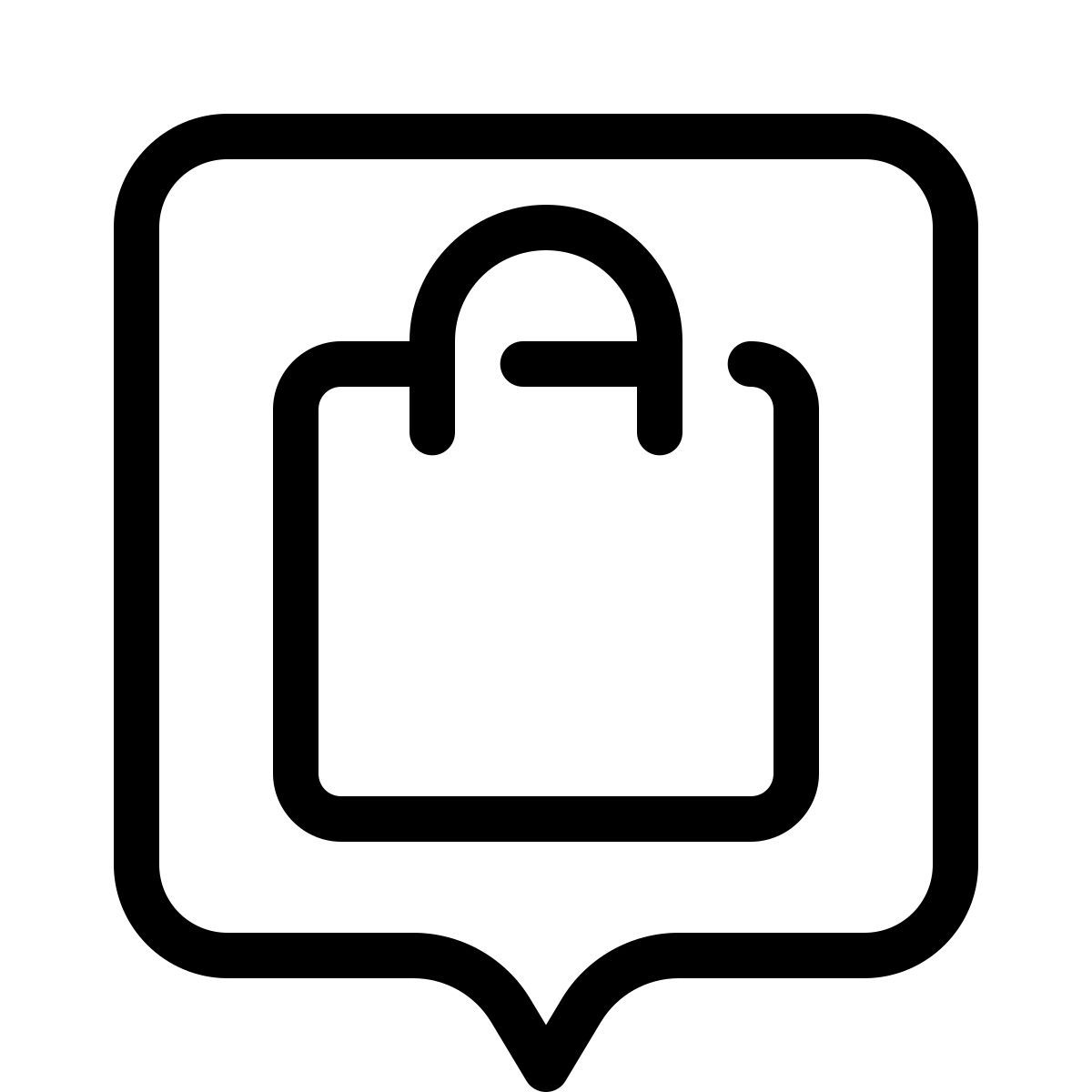 parakeet line style 시장 광장 icon