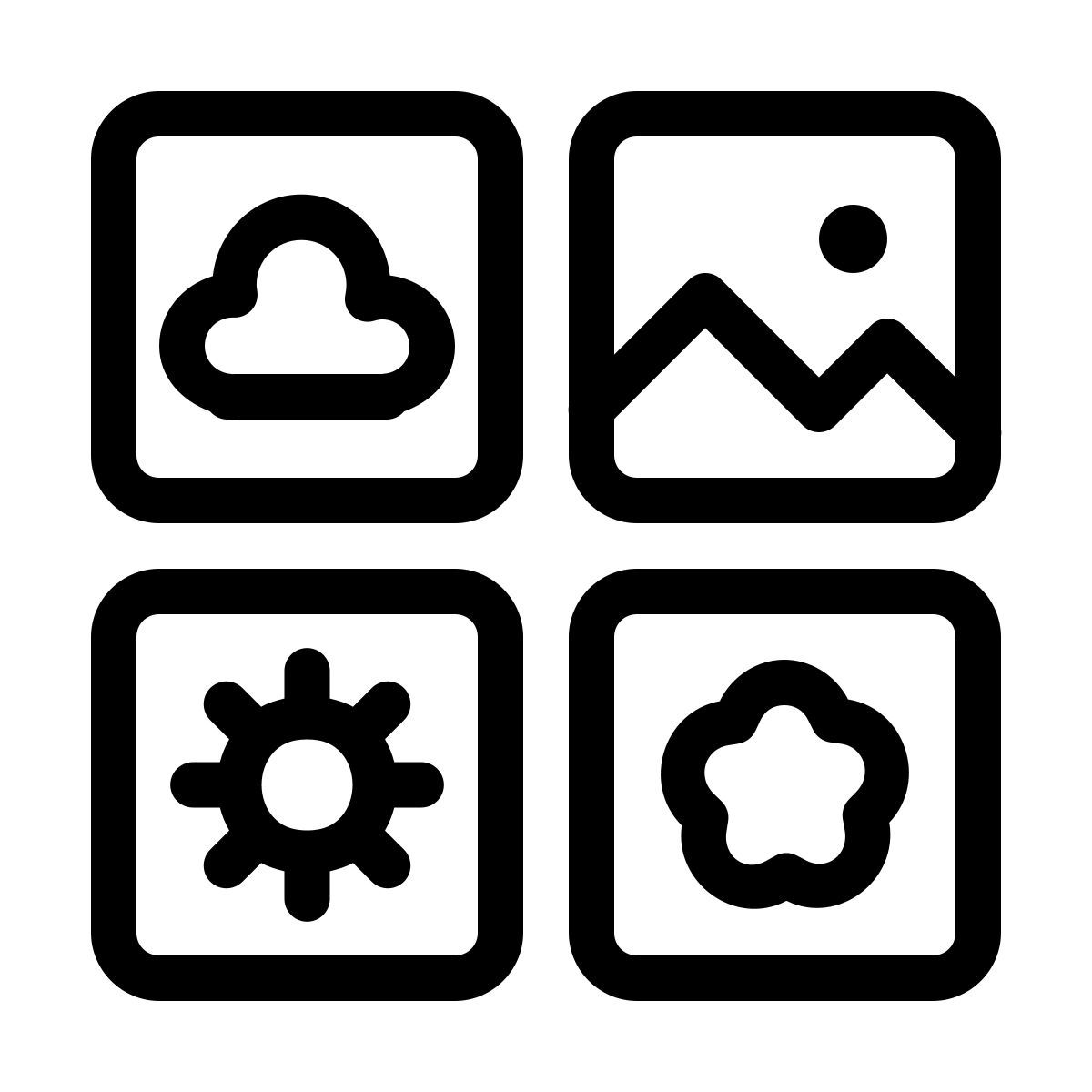 parakeet line style medium symbole icon