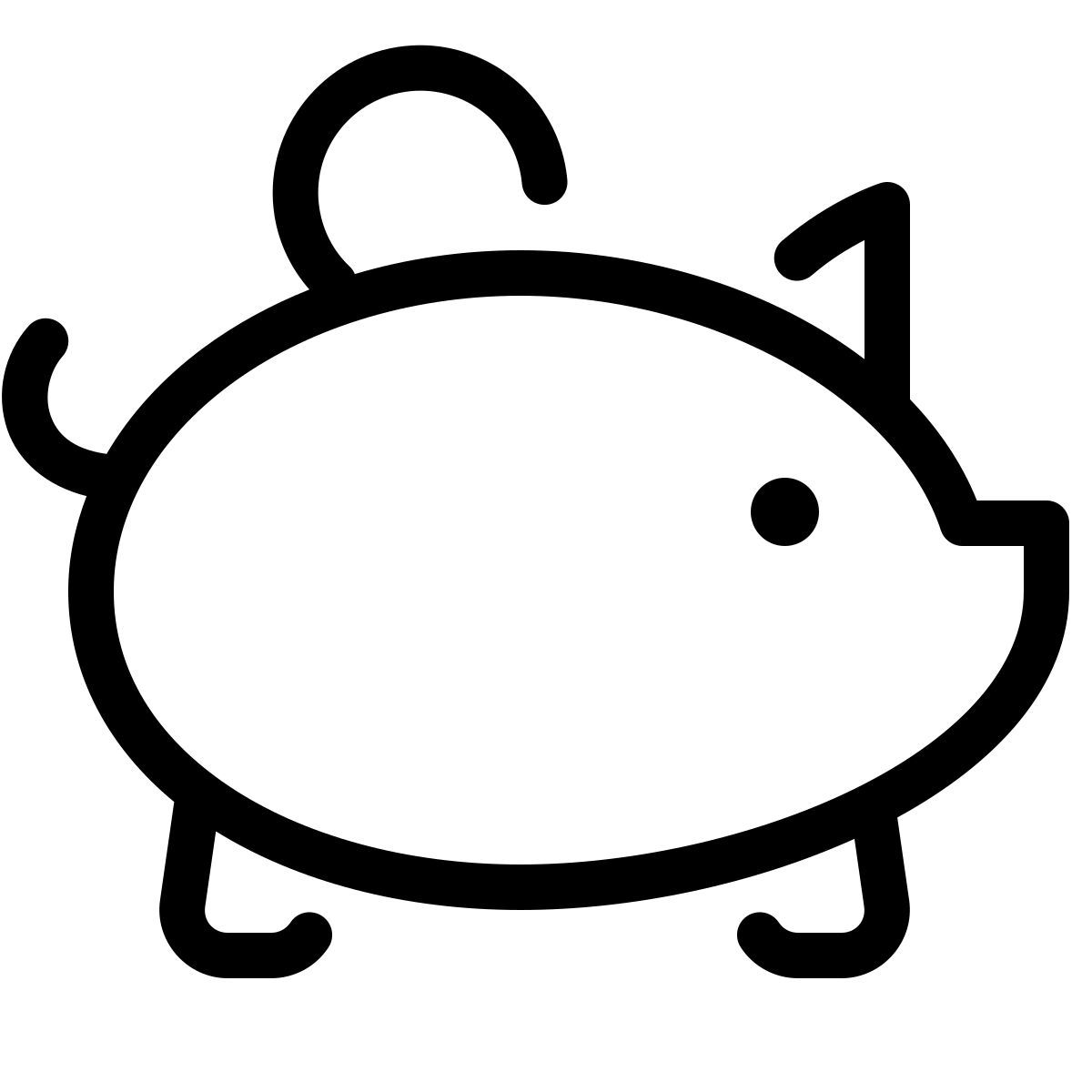 parakeet line style 存钱罐 icon