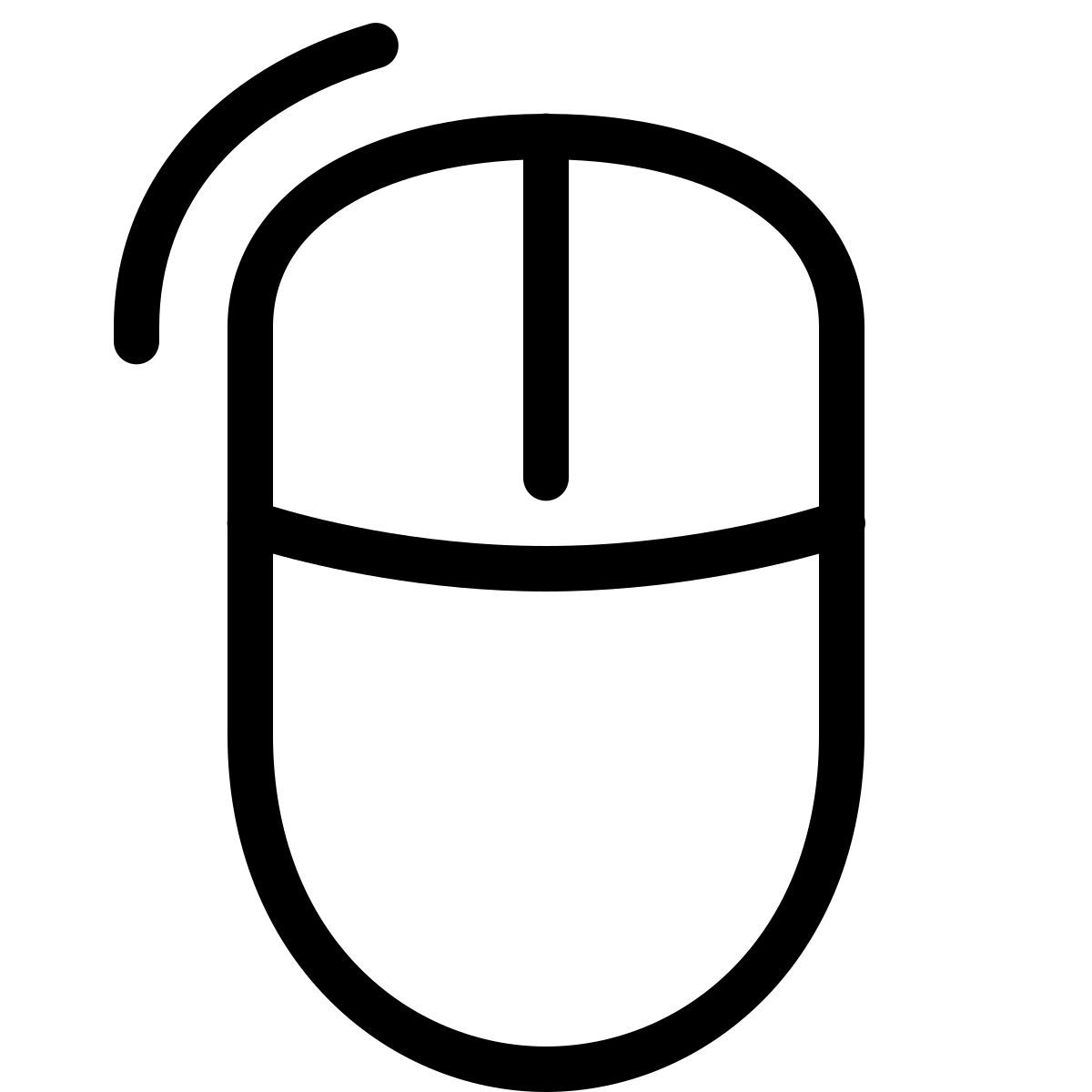 parakeet line style clic gauche de souris icon