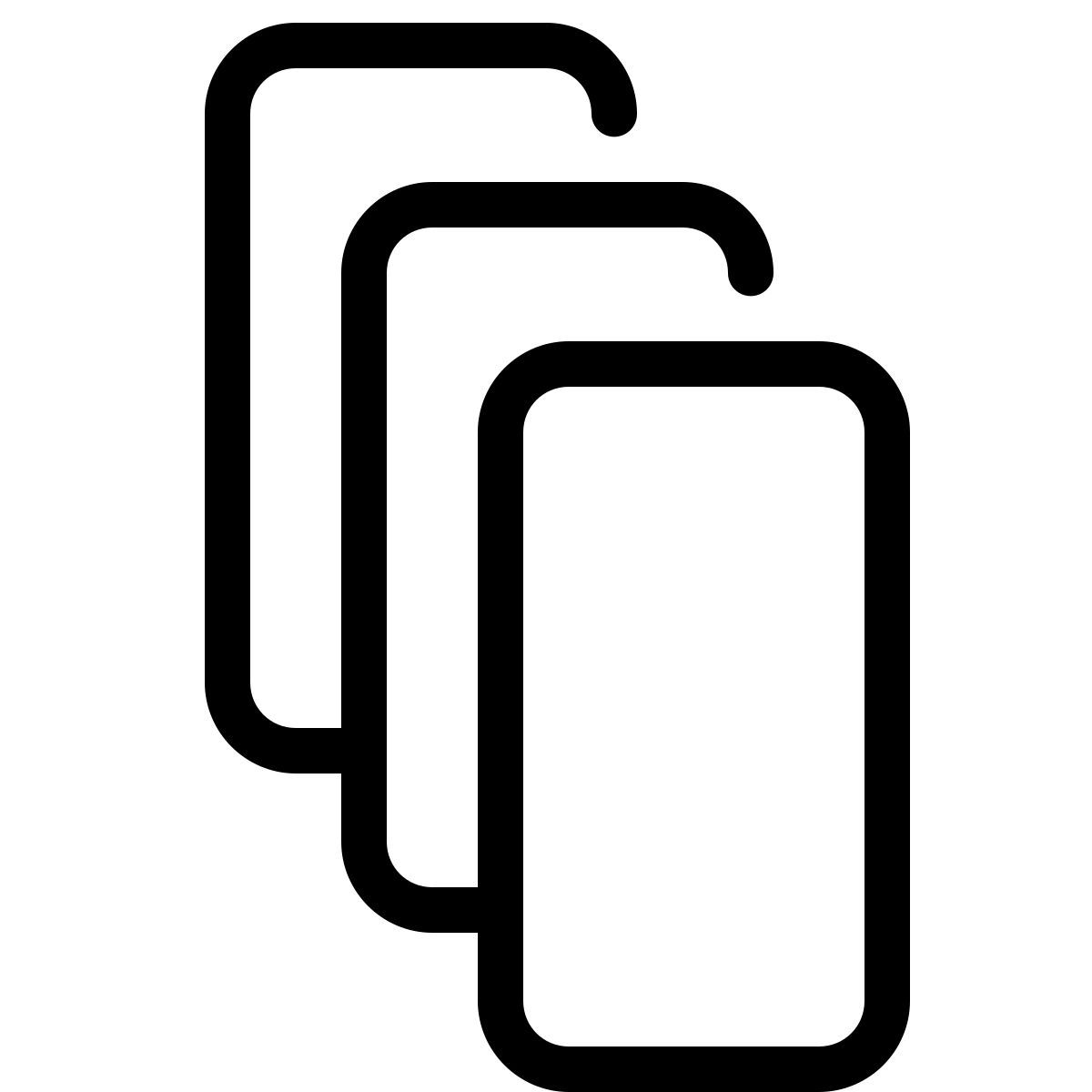 parakeet line style varios smartphones icon