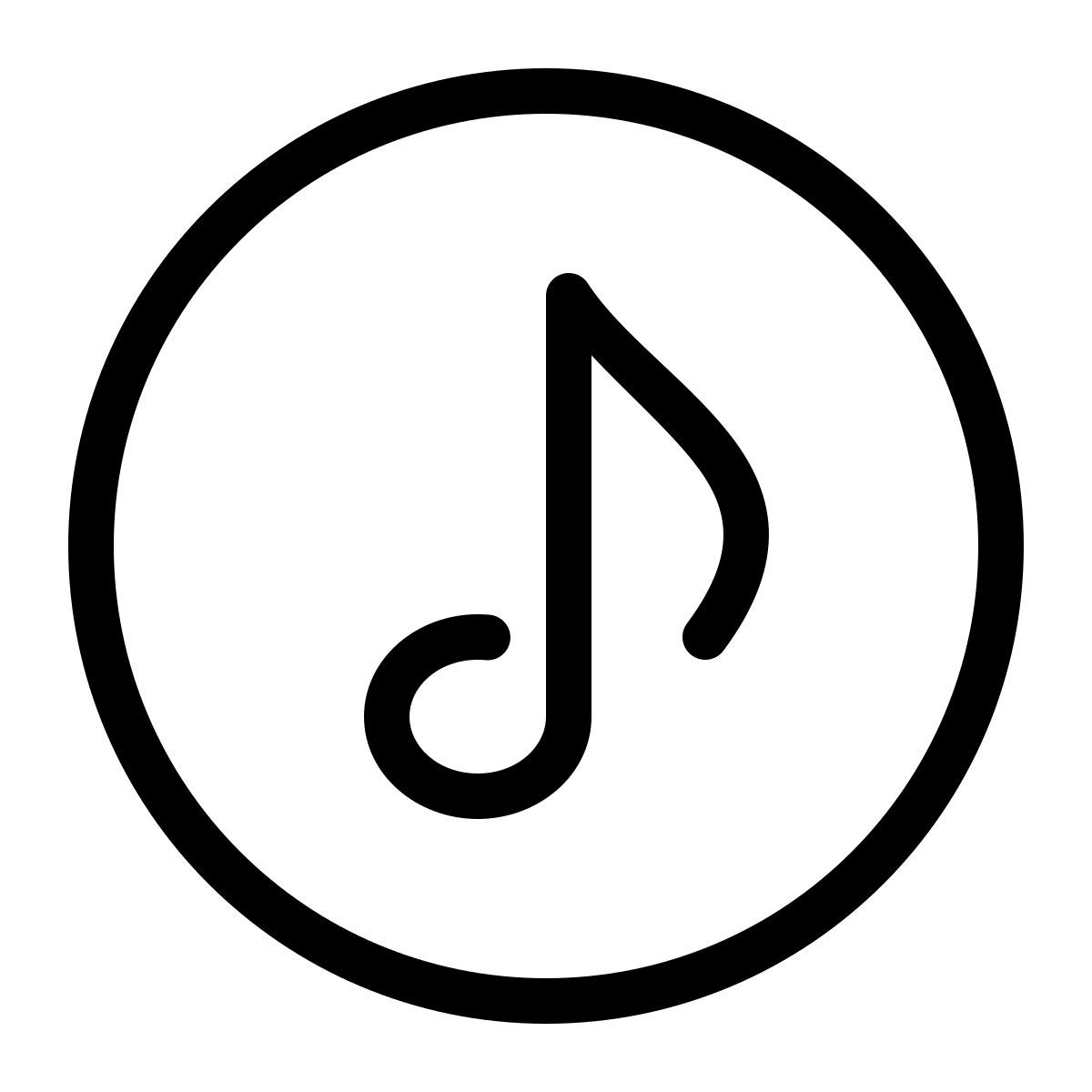 parakeet line style quaver icon