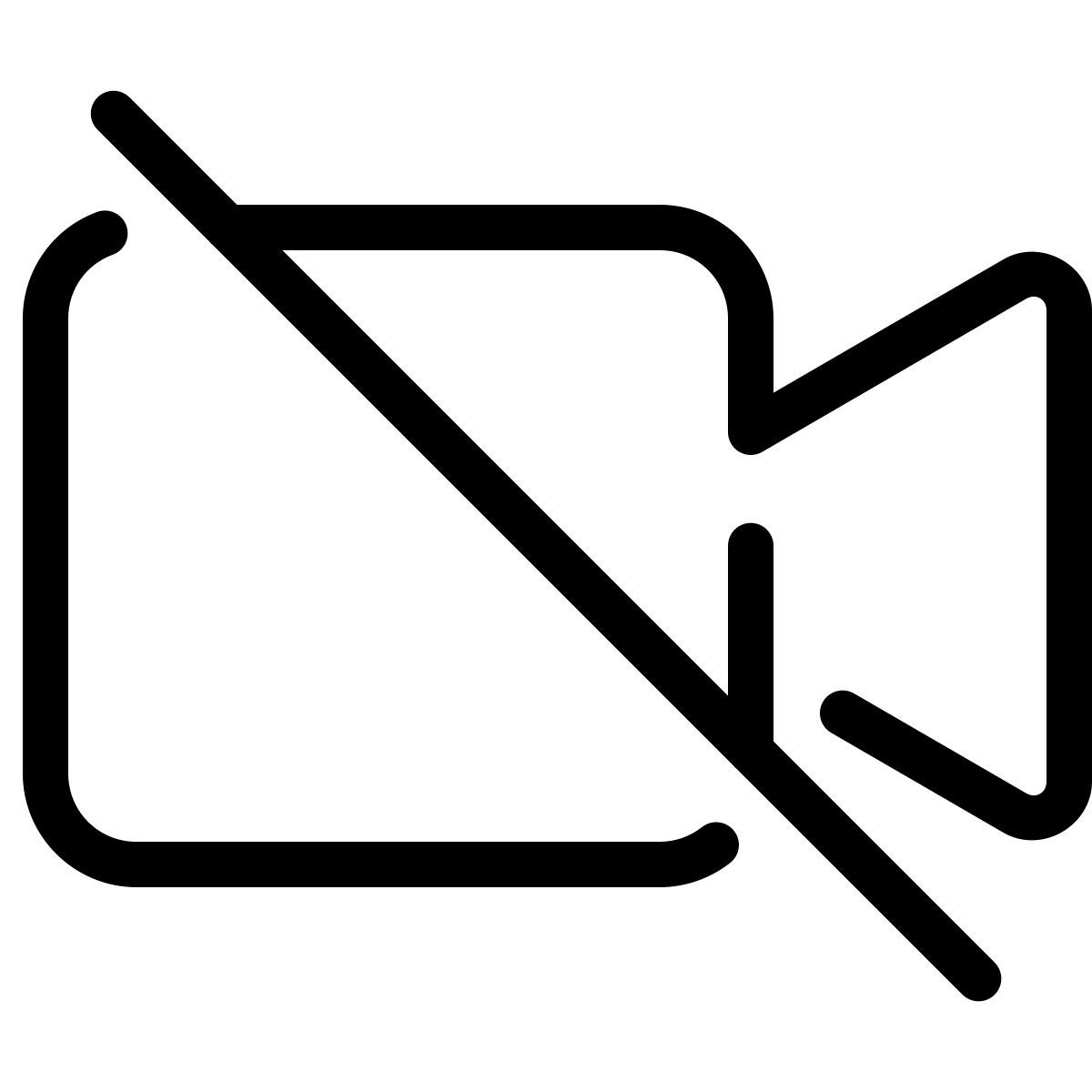 parakeet line style 어떤 비디오가 없습니다 icon