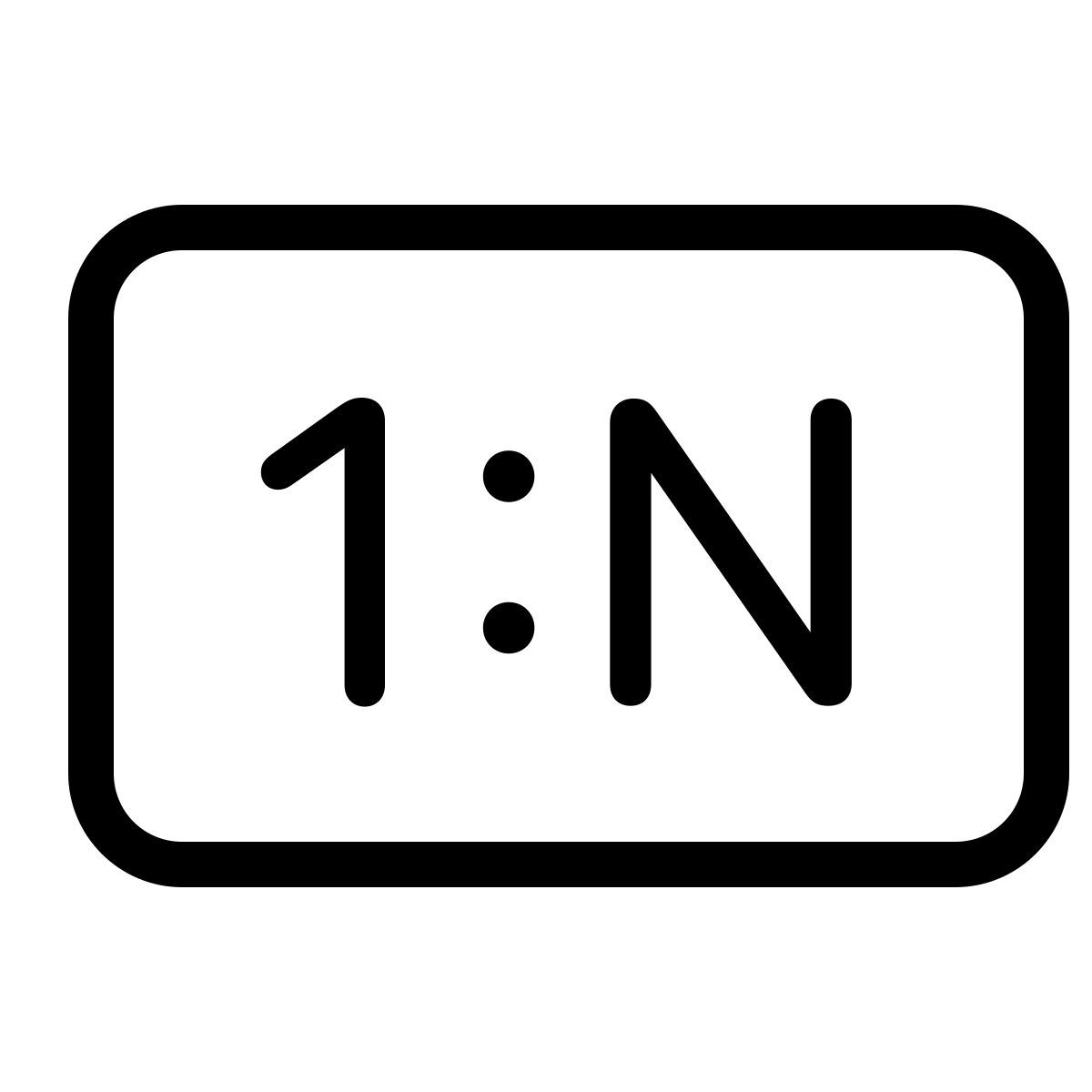 parakeet line style eins zu viel icon