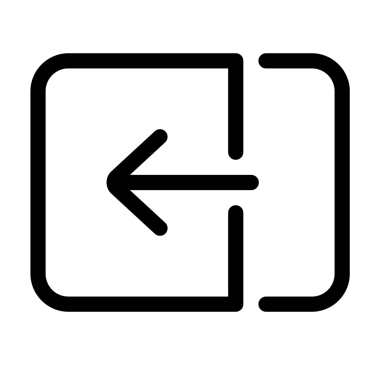 parakeet line style open pane icon