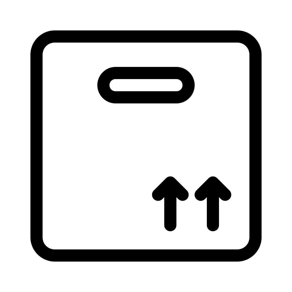 parakeet line style imballaggio icon