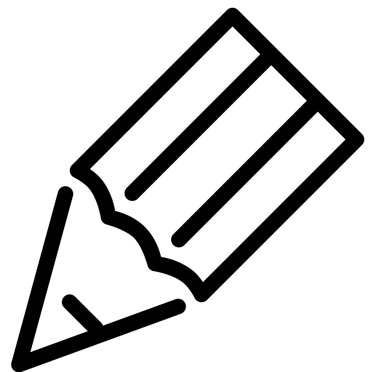 parakeet line style pencil drawing icon